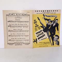 Vintage 1931 Nevertheless Sheet Music from Three Little Words Fred Astaire Cover