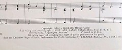 WITHER THOU GOEST Sheet Music 1954 Religious Pop Church Guitar Piano