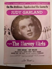 1945 On The Atchison Topeka & The Santa Fe Sheet Music Judy Garland Harvey Girls