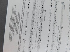 Jazz Gloria – sheet music – SATB Vocal Trumpet, String Bass, Bongos – N Sleeth