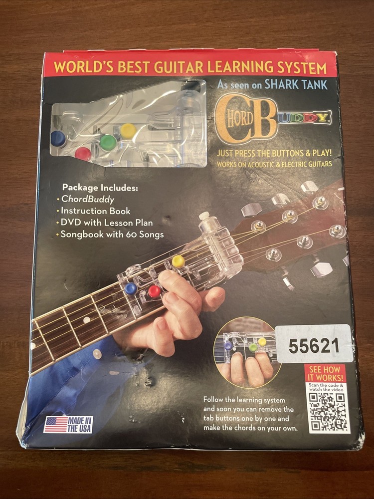 ChordBuddy Learning System – Includes Color-Coded Songbook, Instruction Book