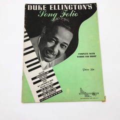 Duke Ellington&rsquo;s Song Folio Songbook Words & Music Sheet 1940s Jazz Piano Lyrics