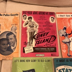 5 Movie Sheet music 20th Century-Fox State Fair, Iceland, Nob Hill, Coney Island