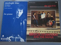 ROCK Sheet Music 2pc Foreigner Lou Gramm Midnight Blue, Bruce Hornsby Way It Is