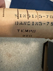 Word Player Piano Roll Just Another Waltz TX