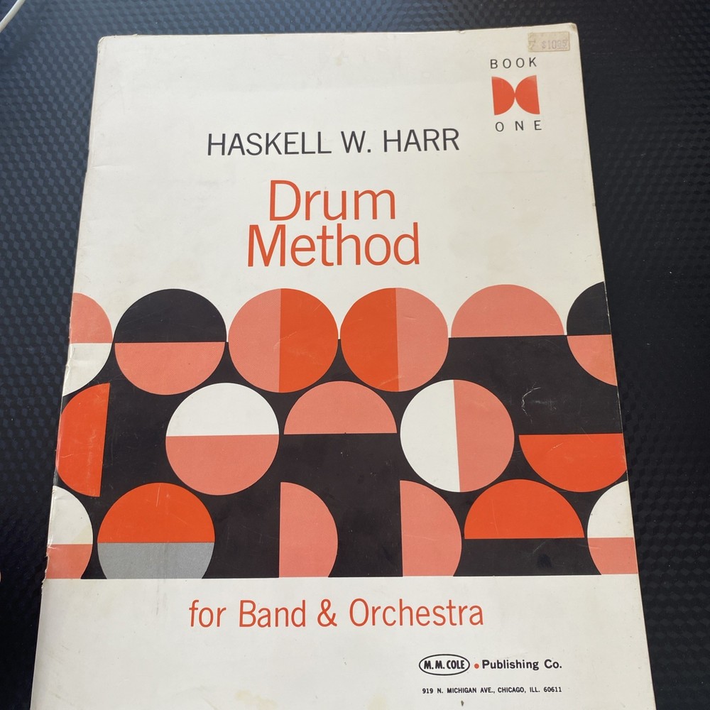 Vtg Haskell W. Harr Drum Method for Band and Orchestra Book One for Beginners
