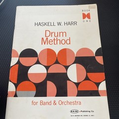 Vtg Haskell W. Harr Drum Method for Band and Orchestra Book One for Beginners