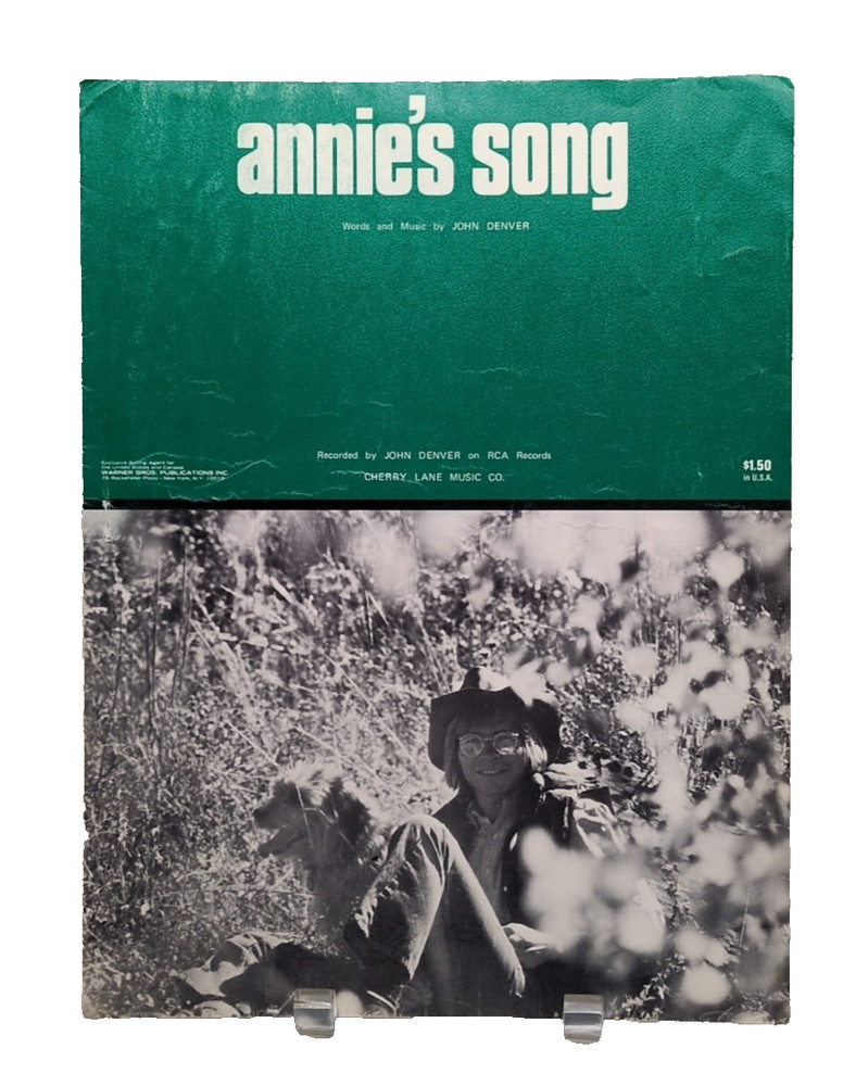 Annies Song Sheet Music John Denver Piano Guitar Vocals 70s Folk Country F4A