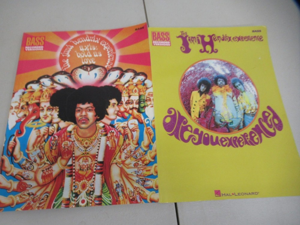 Jimi HENDRIX Are You Experienced & Axis Bold as Love Guitar Songbooks rd15