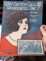 3-pack of 9×12 Sheet Music from Various Years (All Are USA press)