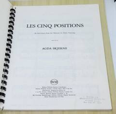 Les Cinq Positions 80 Selections from the Masters Agda Skjerne Sheet Music 1952