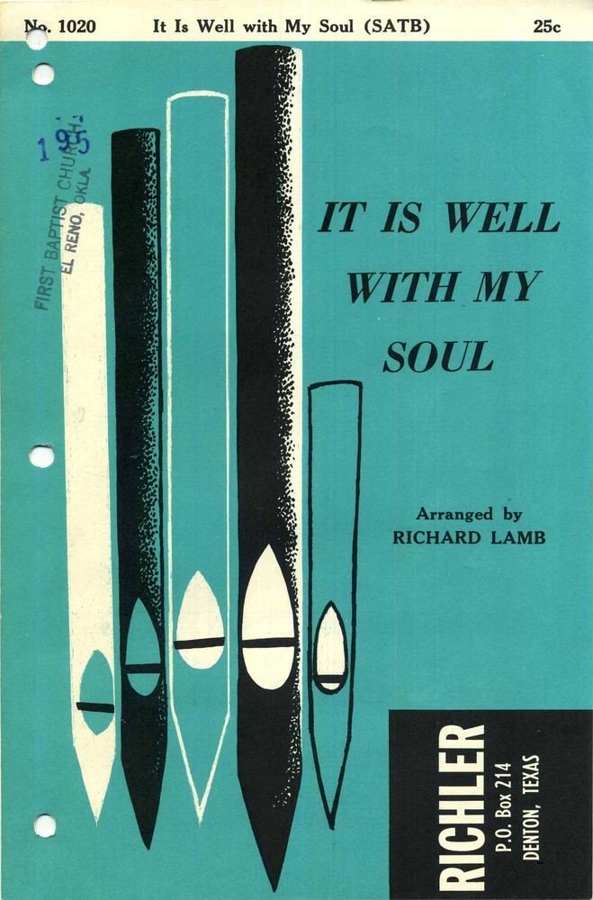 It Is Well with My Soul SATB Sheet Music with Piano Accompaniment