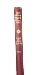 The Scribner Music Library Vocal Vol. 8 Favorite songs of Every Character 1900th