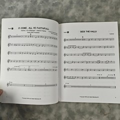 1999 Merry Christmas De Haske Clarinet Trumpet Flugel Horn Book & CD Play-Along!