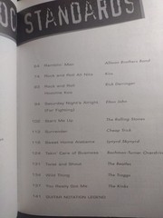 1960&rsquo;s 1970&rsquo;s 1980&rsquo;s Rock Guitar Tab Songbook 22 Greatest Rock Standards New!