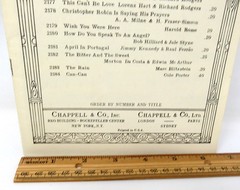 Can Can Sheet Music 1950&rsquo;s Piano SATB Chappells Mixed Voices US Seller