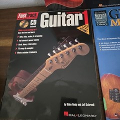 Guitar 1 Lot: Fast Track Guitar 1 Electric Or Acoustic w CD Music Theory