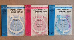 First Division Band Method for Clarinet and Trumpet, Fred Weber Band Course 1968