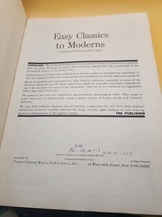 Easy Classics to Moderns Volume 17 Sheet Music Book 160 Pages by Denes Agay 1956