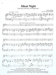 Silent Night – Viola Solo with Piano Accompaniment