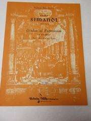 Franz Simandl Gradus ad Parnassum 14 Etudes for the String Bass Sheet Music