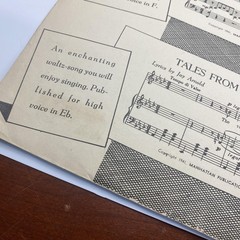 Tchaikovsky Piano Concerto Bb Minor Piano Sheet Music Manhattan 1941 Vintage