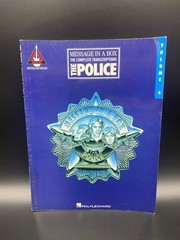 POLICE GUITAR TAB MESSAGE IN A BOX COMPLETE 4 VOLUMES SONGBOOK RARE TABLATURE