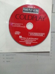 Coldplay Piano Play-Along Songbook Volume 16 Book/CD Hal Leonard Ex+++ Condition