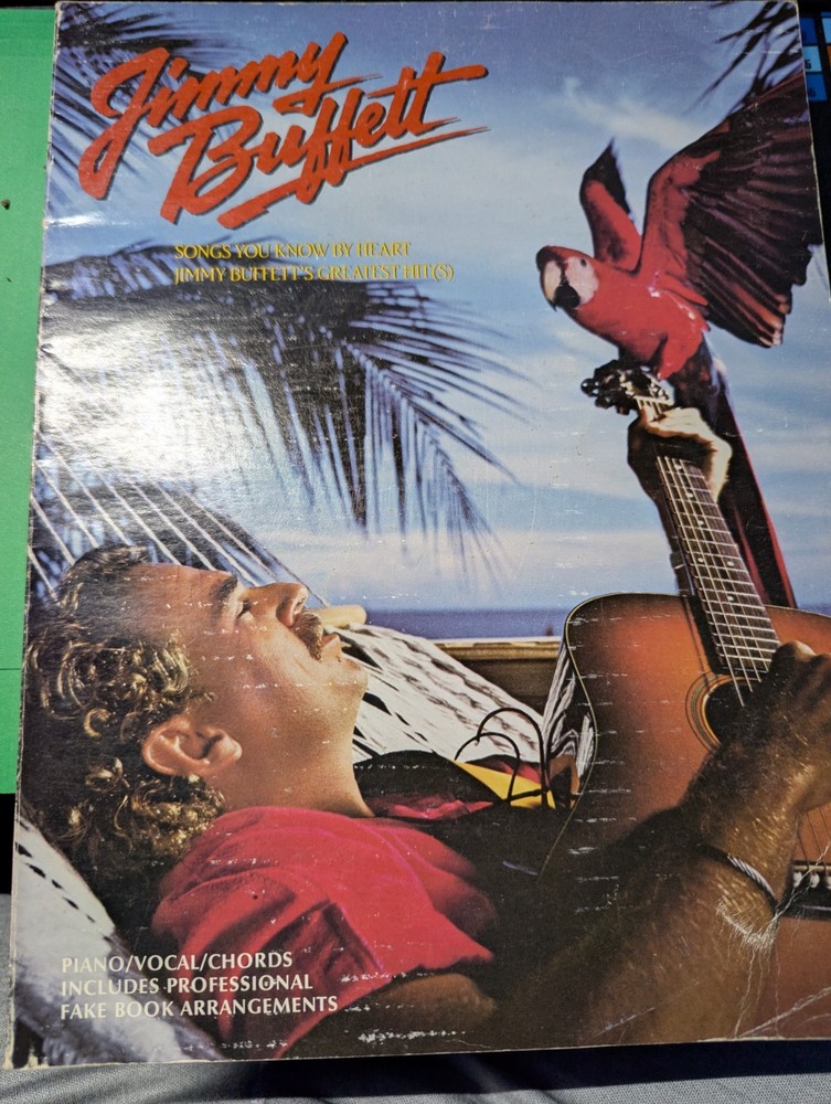 Jimmy Buffet Songs You Know By Heart Piano/Vocal/Chords Song Book – 1986