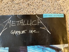 Metallica Garage Inc. Bass Guitar Tab Songbook 1999 Cherry Lane F1D