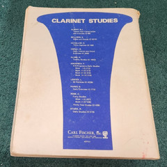 1946 LAZARUS Method Clarinet PART 1 Simeon Bellison Songbook Carl Fischer