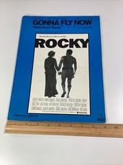 Rocky Theme 1976 Sheet Music Gonna Fly Now Original 1st Ed