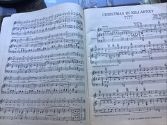Vintage “40 Irish Hits Through The Years » Music Book M. Witmark & Sons