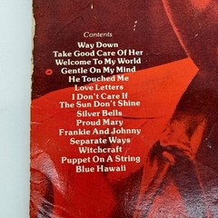 Charles Hansen Elvis Presley Sheet Music Songbook Red Paper VTG 1978