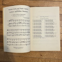 Schirmer&rsquo;s American Folk Song Series Set 18 Ballads Carols Southern Appalachia