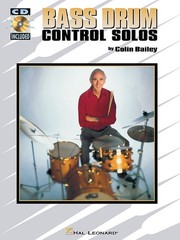 Bass Drum Control Solos Sheet Music Jazz Lessons Hal Leonard Book CD Pack