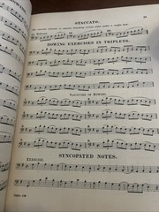 1941 otto langeys double bass 4 strings tutors sheet music sheet Revised