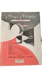 VTG 1943 Magic Melodies For Piano Sheet Music Book Intermediate To Advanced