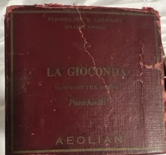 Pianolist&rsquo;s Library of Music Rolls Madam Butterfly ,Carmen, La Gioconda Lot of 3