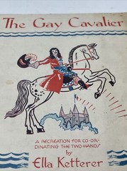 VINTAGE MUSIC SHEET THE GAY CAVALIER HORSE ELLA KETTERER CASTLE ALLAN & CO PIANO