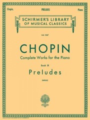 Chopin Preludes Schirmer Piano Solo Sheet Music Book NEW 050259980