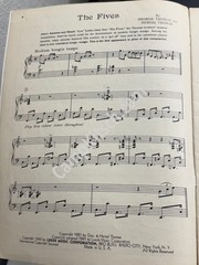 Vintage 1942 Boogie Woogie 5 Piano Solos Sheet Music Book Leeds Ammons Lewis