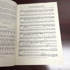 Action Songs for Boys and Girls Volume 1 Sheet Music Book Singspriation 1972