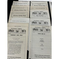 Sheet Music Large Bulk Lot Vintage Barbershop Quartet Harmony Heritage Songs