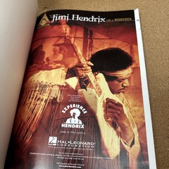 Jimi Hendrix Live at Woodstock Guitar Music Tablature Tab Book Free Shipping