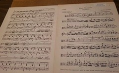 Jascha Heifetz ~ Hora Staccato Viola & Piano Sheet Music c. 1930