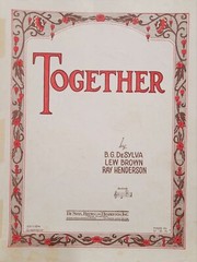 TOGETHER Piano Sheet Music, Uke Tabs & Lyrics 1928