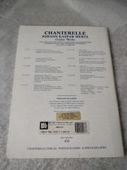 Bardenklange Johann Kaspar Mertz Classical Guitar Solo Sheet Music