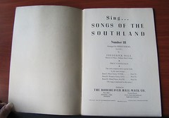 Sing …Songs of the Southland mixed voices -1955 PB – vocal music hymns gospel