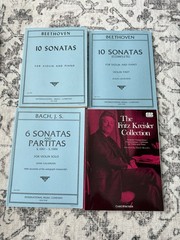 Classic Sheet Music Book Lot For Piano / Violin Henle Verlag / int sheet music